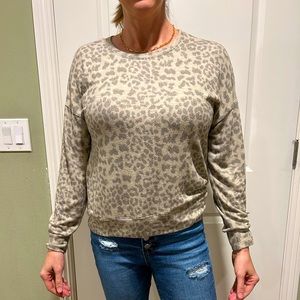 Sundry animal print top